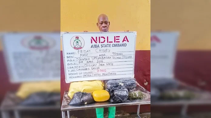 NDLEA Arrests 93-Year-Old, Medical Doctor Over Cocaine, Skunk Trafficking