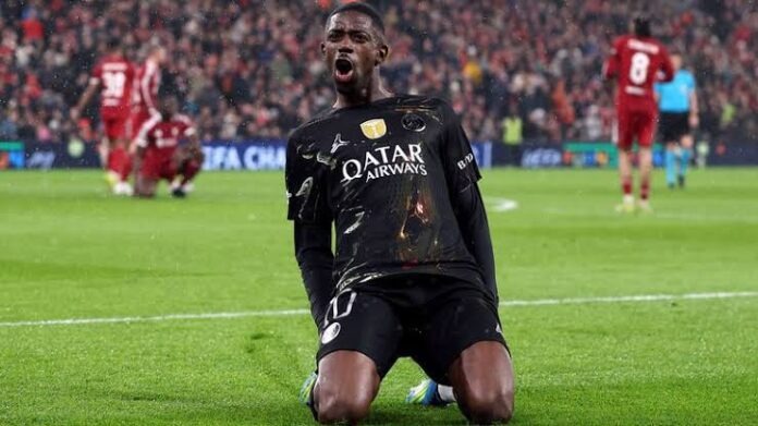 Liverpool Exit UCL After Dembele Strikes Twice In 2-0 PSG Victory Liverpool Exit UCL After Dembele Strikes Twice In 2-0 PSG Victory