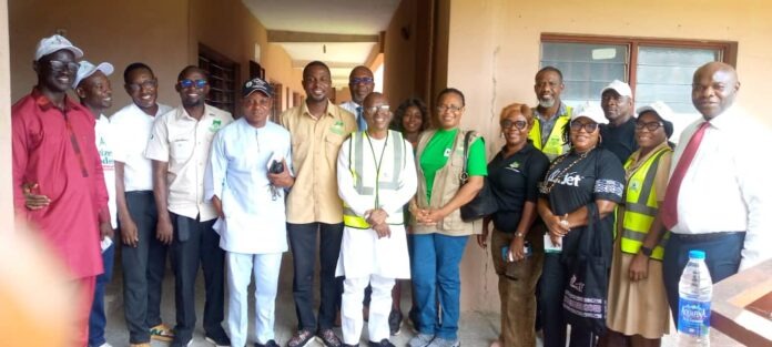State Director of NOA, Mkpoutom Mkpoutom, NESREA’s State Coordinator, Mfon Uko Nkanang and other dignitaries, during the launch of a statewide campaign in Akwa Ibom to curb the rapid loss of endangered plant and animal species yesterday. State Director of NOA, Mkpoutom Mkpoutom, NESREA’s State Coordinator, Mfon Uko Nkanang and other dignitaries, during the launch of a statewide campaign in Akwa Ibom to curb the rapid loss of endangered plant and animal species yesterday.