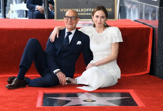 Actors Stanley Tucci, Emily Blunt Actors Stanley Tucci, Emily Blunt