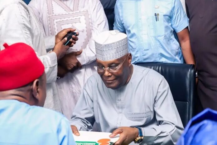 Atiku Abubakar Submits ADC Presidential form Atiku Abubakar Submits ADC Presidential form