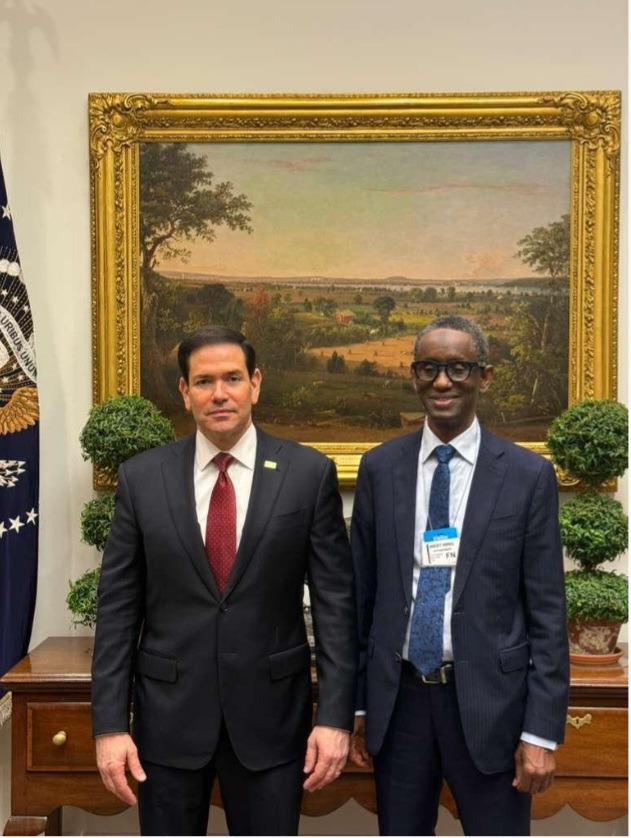National Security Adviser (NSA), Mallam Nuhu Ribadu, with United States Vice President James David Vance - THEWILL NEWS MEDIA National Security Adviser (NSA), Mallam Nuhu Ribadu, with United States Vice President James David Vance