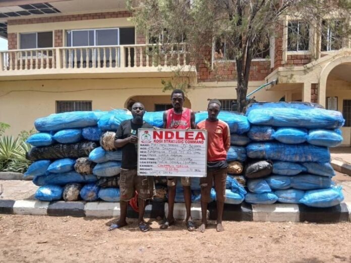 NDLEA Uncovers Lekki Mansion Used as Drug Depot, Arrests Three Disabled Drug Couriers