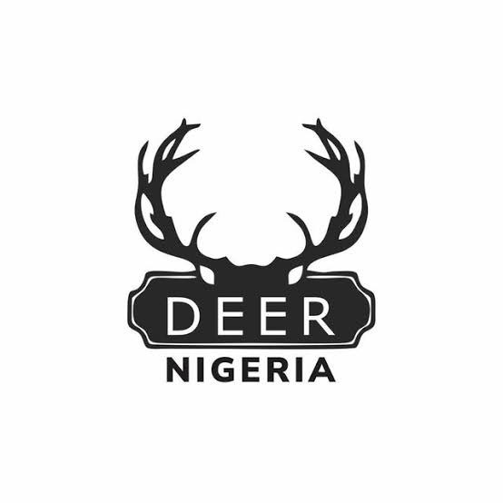DEER Nigeria Brand logo with stylized deer antlers above a black badge reading 'DEER' and 'NIGERIA'.