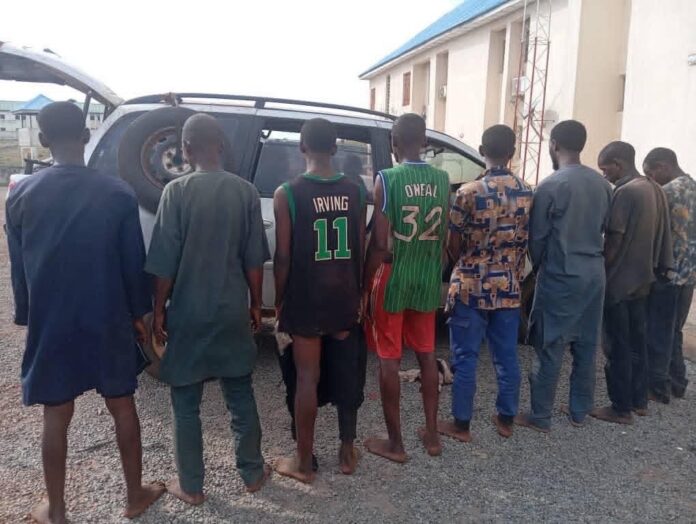 Police Arrest Eight Suspected Kidnappers in Nasarawa Police Arrest Eight Suspected Kidnappers in Nasarawa