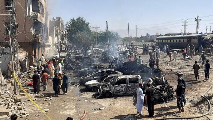 Suicide Bomber Hits Train Carrying Soldiers In Pakistan Suicide Bomber Hits Train Carrying Soldiers In Pakistan