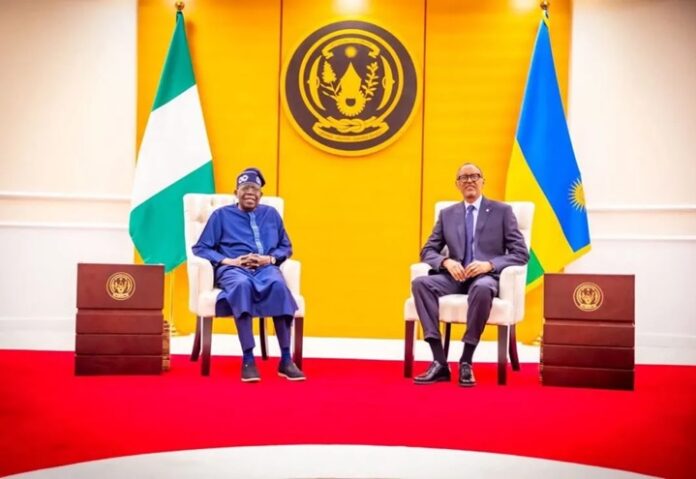 Tinubu and kagame Tinubu and kagame