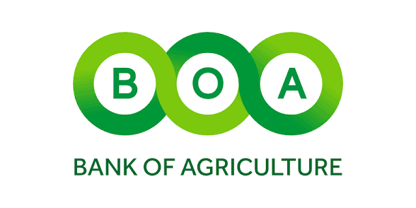 IMG_0375 Bank of Agriculture (BOA) logo: three green overlapping circles with B, O, A in white centers, and 'BANK OF AGRICULTURE' text below.