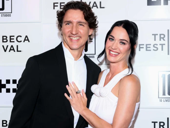 Pop Star Katy Perry, Former Canadian Prime Minister Justin Trudeau