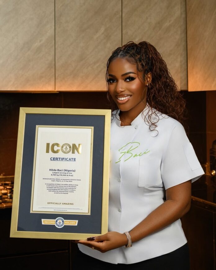 Hilda Baci Receives Guinness World Records Icon Honour