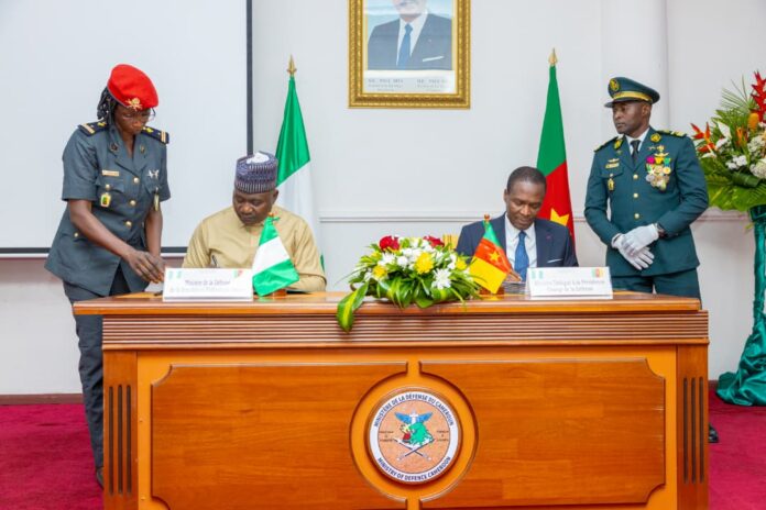 Nigeria, Cameroon Sign Security Pact Nigeria, Cameroon Sign Security Pact