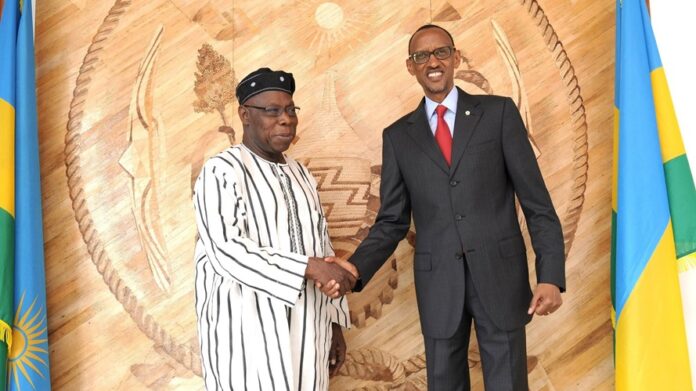 Obasanjo and Kagame Obasanjo and Kagame