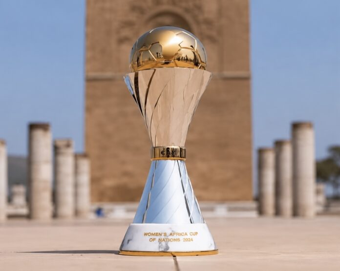 The coveted WAFCON trophy awaits its next champion (Photo credit: CAF online)