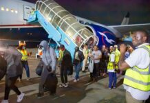 Air Peace Evacuates Fourth Batch of Repatriated Nigerians From South Africa evacuation programme for Nigerians affected by renewed xenophobic attacks in South Africa