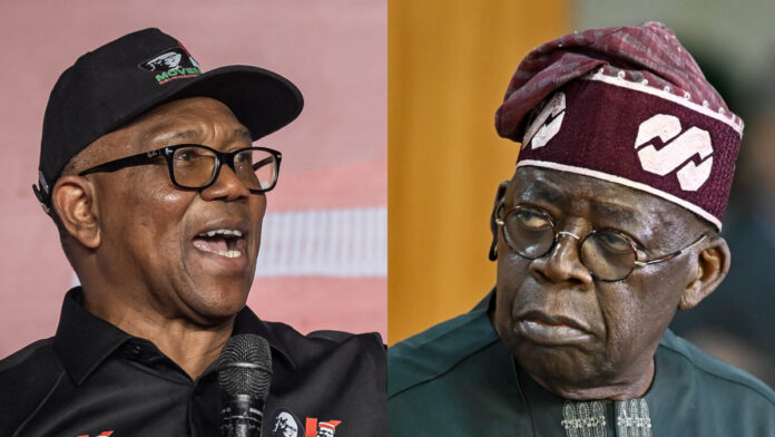 Peter Obi has urged President Bola Tinubu to step aside before the 2027 election, arguing that Nigeria needs new leadership to tackle worsening poverty, insecurity and economic challenges. [Photo Credit: Getty Images]