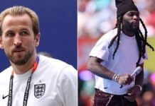 Reactions as Burna Boy Vibes with England Captain Harry Kane in Viral Video Harry Kane and Burna Boy