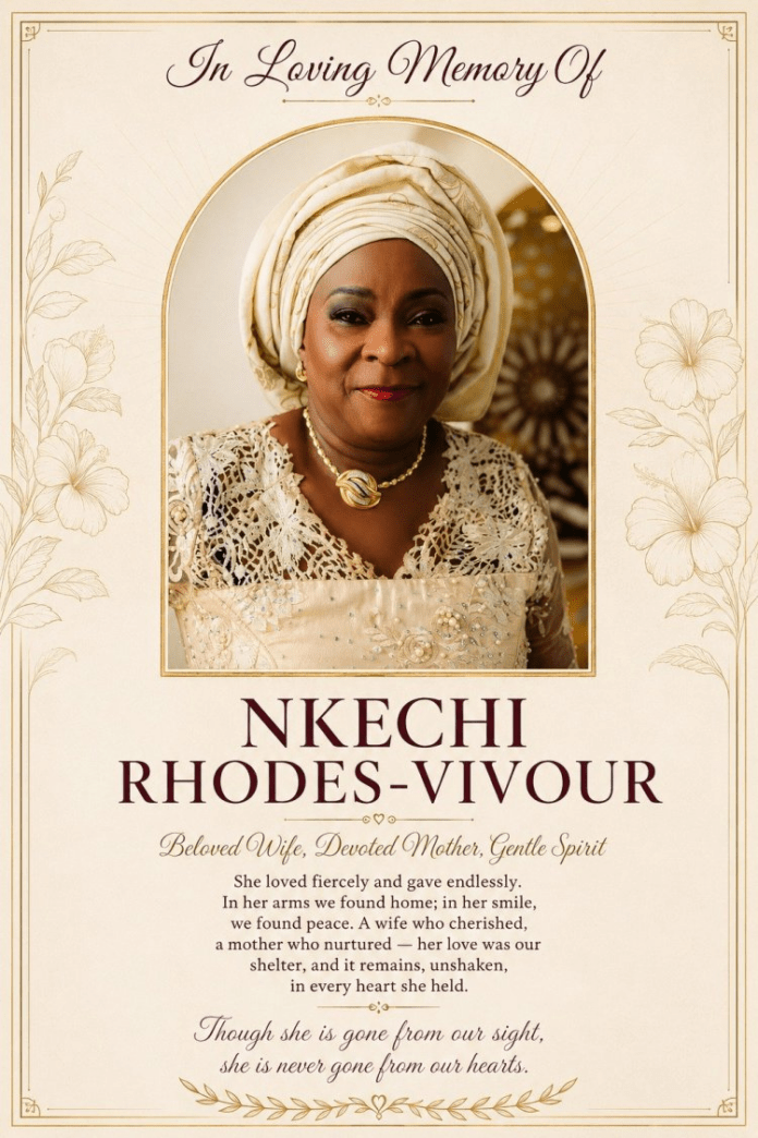 Tributes Pour In As Lagos Governorship Candidate Gbadebo Rhodes-Vivour Loses Mother