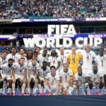 England Turn Third-Place Playoff into World Cup Blockbuster Against France England football team pose with medals on a podium after winning bronze at the FIFA World Cup 2026, with fans in the stadium behind.