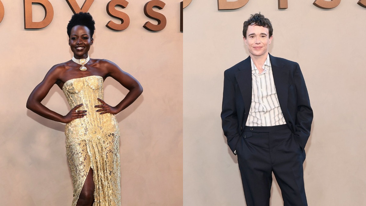 Lupita Nyong’o and Elliot Page at “The Odyssey” New York premiere. Credit: Universal Pictures via Instagram - THEWILL NEWS MEDIA