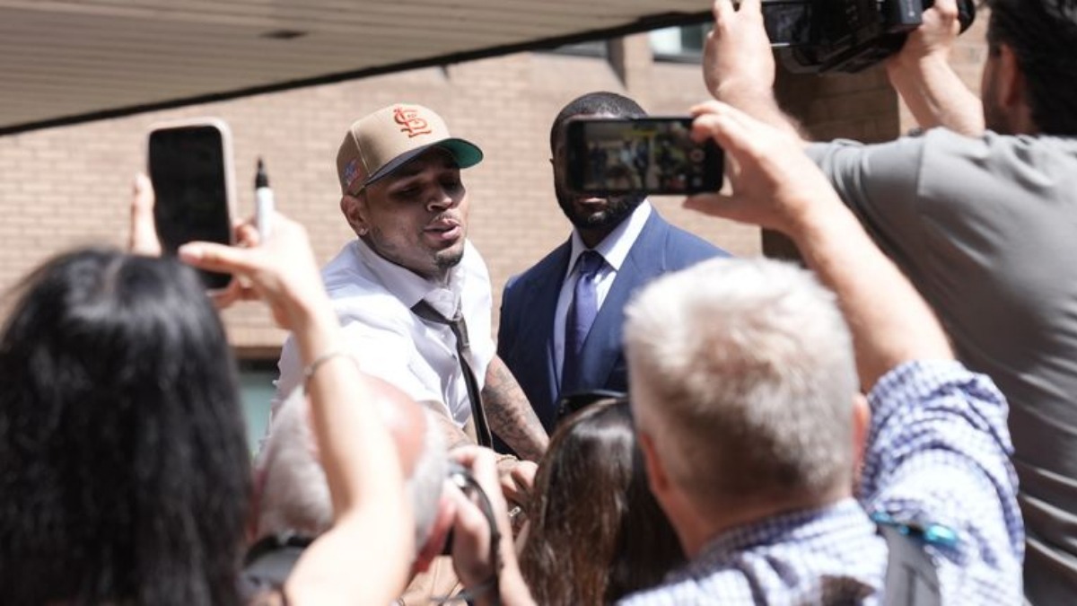 Brown received support from fans who gathered outside the court in London. Credit: Stefan Rousseau/PA) - THEWILL NEWS MEDIA
