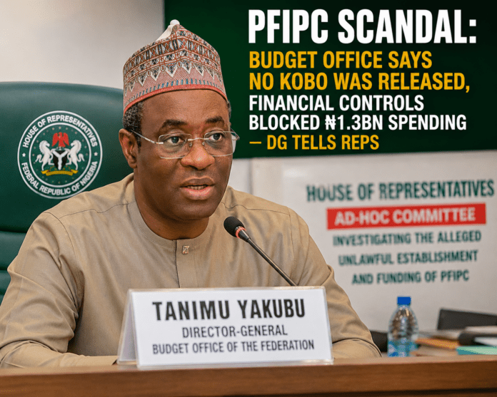 Director-General of the Budget Office of the Federation, Tanimu Yakubu