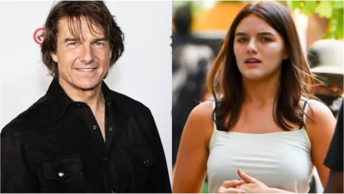 Tom Cruise (left) and his daughter, Suri Noelle (right), who recently legally dropped her famous father's surname. Credit: Greg Doherty/Getty Images for Paramount Pictures, Robert Kamau/GC Images