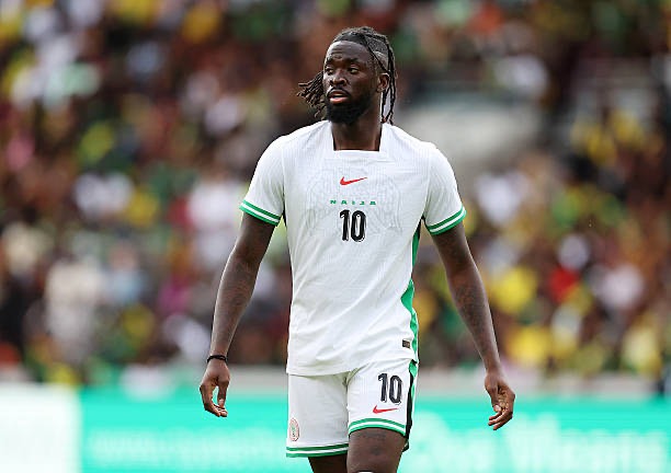 Toluwalase Emmanuel Arokodare of Nigeria during the Unity Cup Final match between Jamaica and Nigeria at Gtech Community Stadium on May 31, 2025, in Brentford, England. (Photo by Harry Murphy/Getty Images). - THEWILL NEWS MEDIA