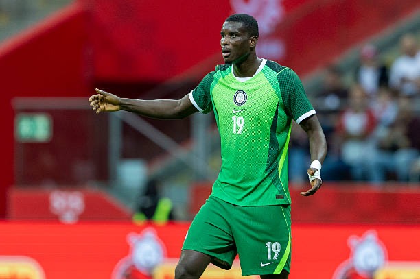 Paul Onuachu during the friendly match between Poland and Nigeria in Warsaw, Poland, on June 03, 2026 (Photo by Andrzej Iwanczuk/NurPhoto via Getty Images)