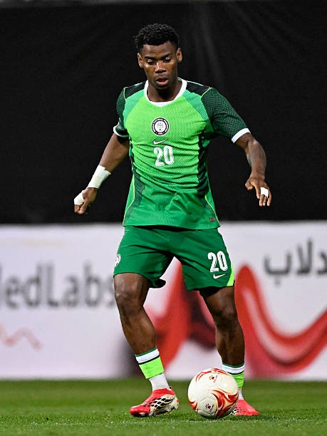 Raphael Onyedika of Nigeria during the International Friendly match between Jordan v Nigeria at the Mardan Stadium on March 31, 2026, in Antalya Turkiye (Photo by Gerrit van Keulen/Soccrates Images/Getty Images) - THEWILL NEWS MEDIA