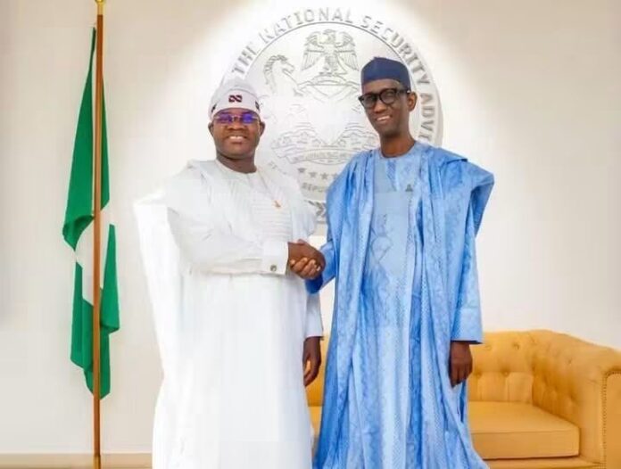 Mallam Nuhu Ribadu and Yahaya Bello