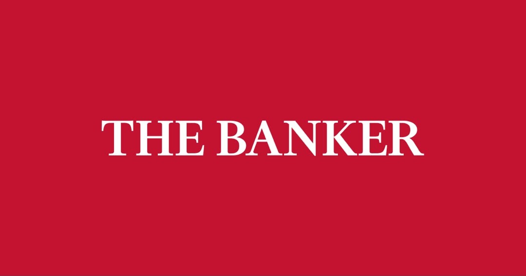 THE BANKER - THEWILL NEWS MEDIA Brand logo: THE BANKER on a red background in white lettering.