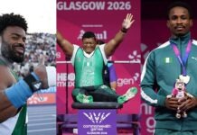 Team Nigeria Is Flying Africa’s Flag High At Commonwealth Games: 7 Defining Moments Chukwuebuka Enekwechi, Folashade Oluwafemiayo, Joseph Umoafi
