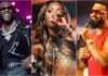 8 African Artistes With Highest-Grossing Concerts Burna boy, Tems, Fally Ipupa