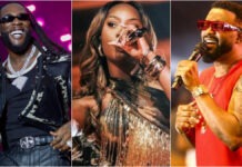 8 African Artistes With Highest-Grossing Concerts Burna boy, Tems, Fally Ipupa