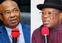 Stop Speaking For Ndigbo – FCT Igbo Community Rebukes Uzodimma, Umahi Over Tinubu Endorsement Claims Hope Uzodimma (left), and the Minister of Works, David Umahi