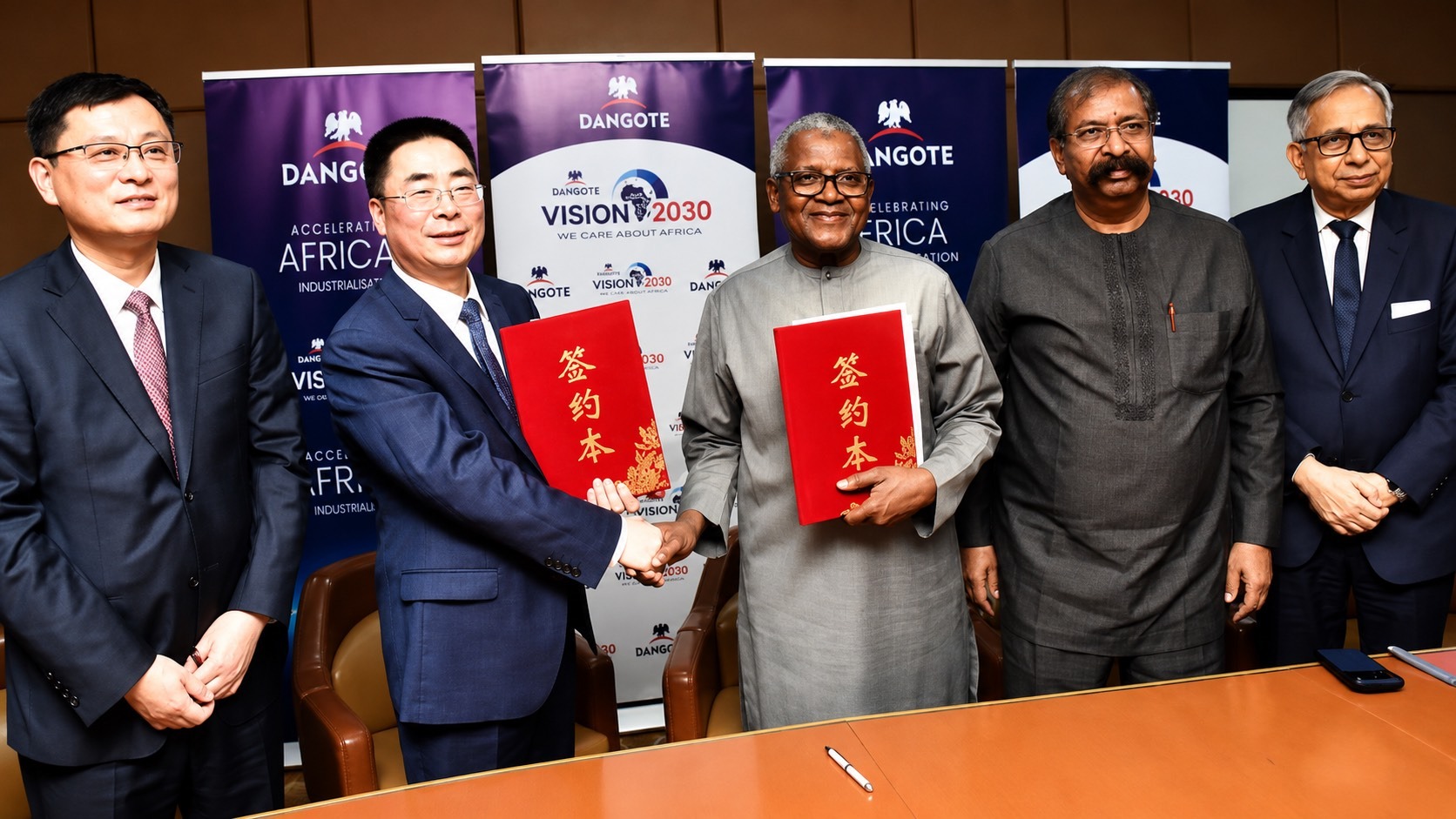 Dangote x Sinoma Partnership. Photo credit: People's Gazette. - THEWILL NEWS MEDIA