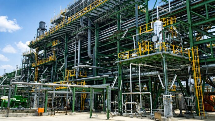Dangote Refinery. Photo credit:Facebook: Destiny Young. Dangote Refinery