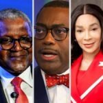 Jim Ovia, Dangote, Adesina, Adaora Umeoji, Keyamo Lead DTN@100 Heroes Awards Winners As Fresh Public Voting Opens L-R: Jim Ovia, Aliko Dangote, Dr Akinwumi Adesina, Adaora Umeoji and Festus Keyamo.