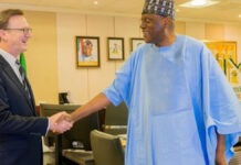 Outgoing UK Envoy Credits Cardoso’s Reforms For Nigeria’s Economic Turnaround Richard Montgomery and Olayemi Cardoso